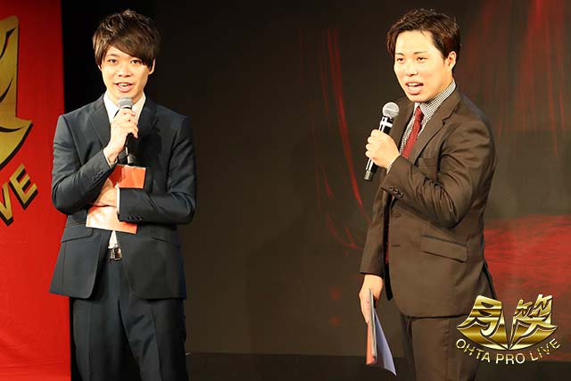 今月のMCは4、5月ROUND優勝のライオンロックが担当