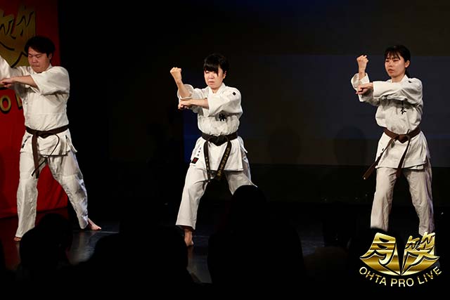 Ohtapro's got Talent「山口猫湖(空手歴22年)、みわみなみ、ブルーバケーションスガマ」